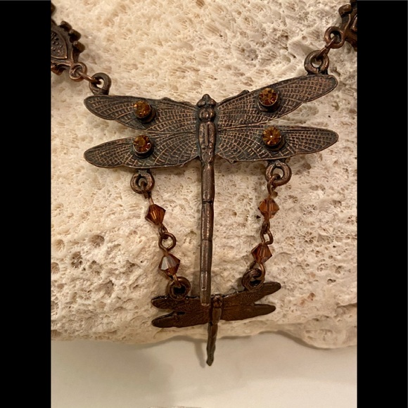 Dragonfly Earrings and Necklace Set - Picture 5 of 8